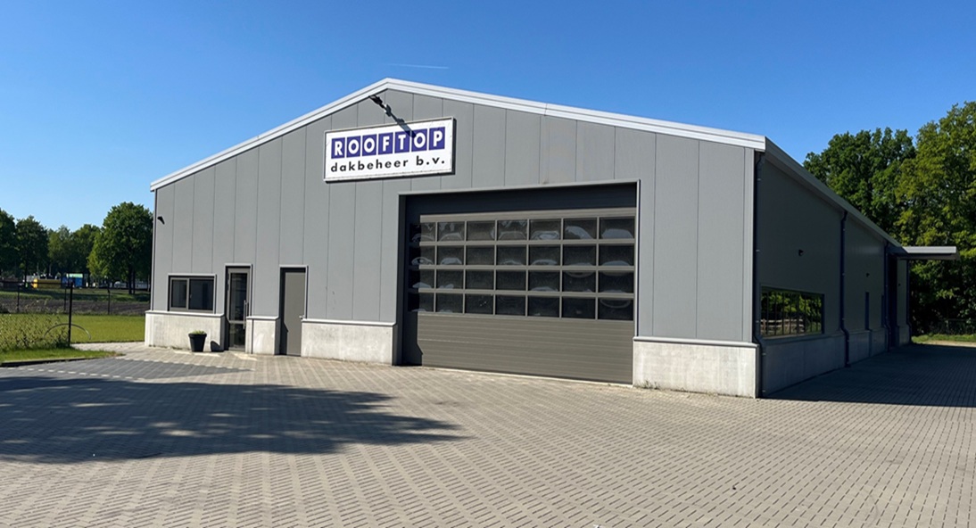 Rooftop kantoor en werkplaats
